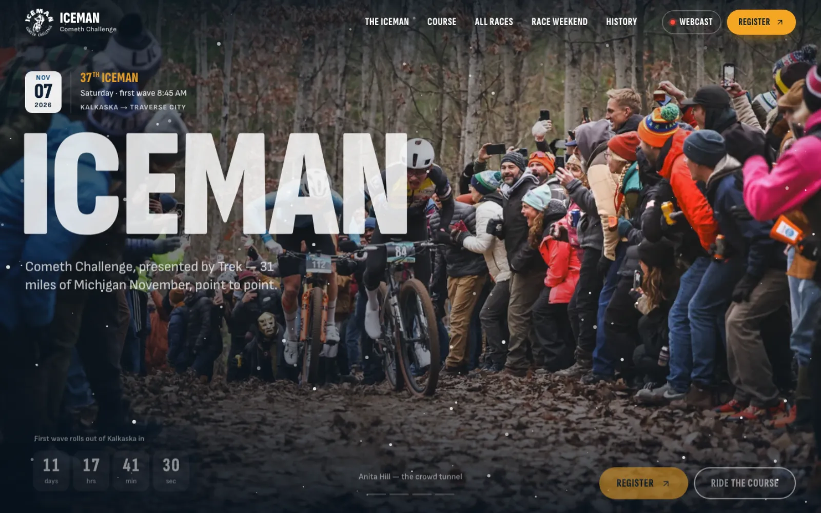Iceman Cometh Challenge — live site